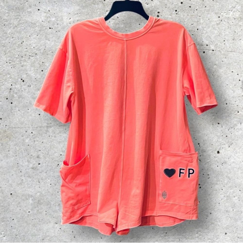 NWOT Free People 🩶 FP Hot Shot Tee Romper - Picture 7 of 15